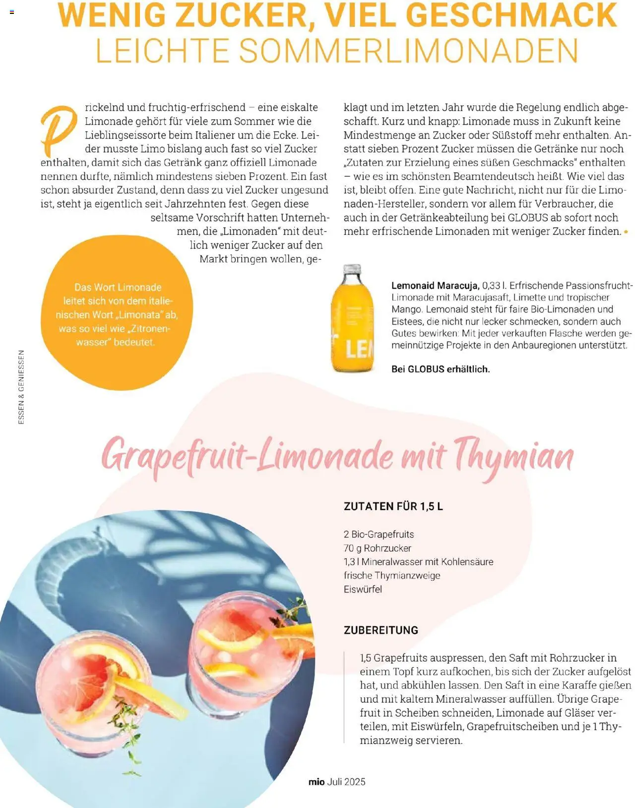 Globus Mio Magazin - Seite 22 - gültig ab 01.07.2025