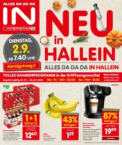Vorschau Interspar Neu in Hallein Salzburg gültig ab 02.09.2025