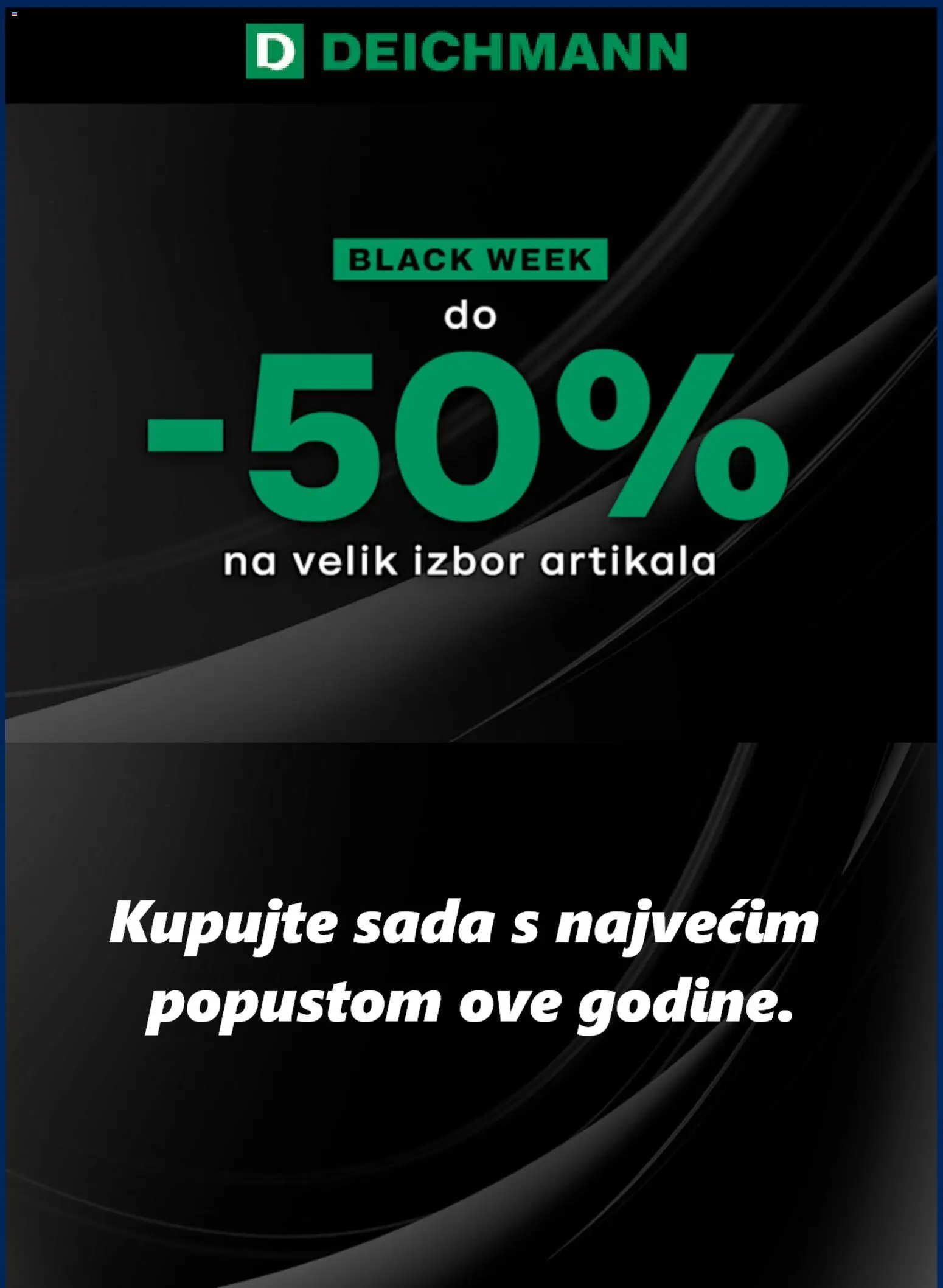 Black Friday Deichmann - stranica 1- važeći od 27.11.2025