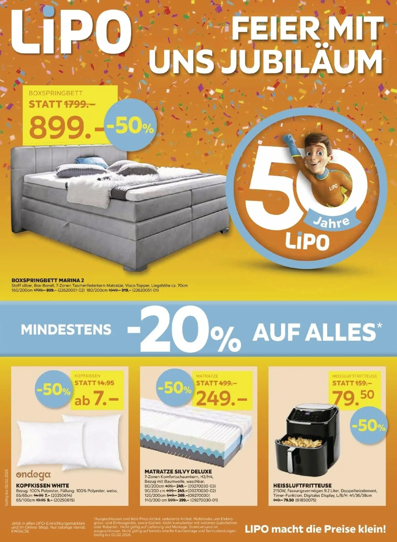 Lipo Aktionen - Seite 1- gültig ab 20.01.2026