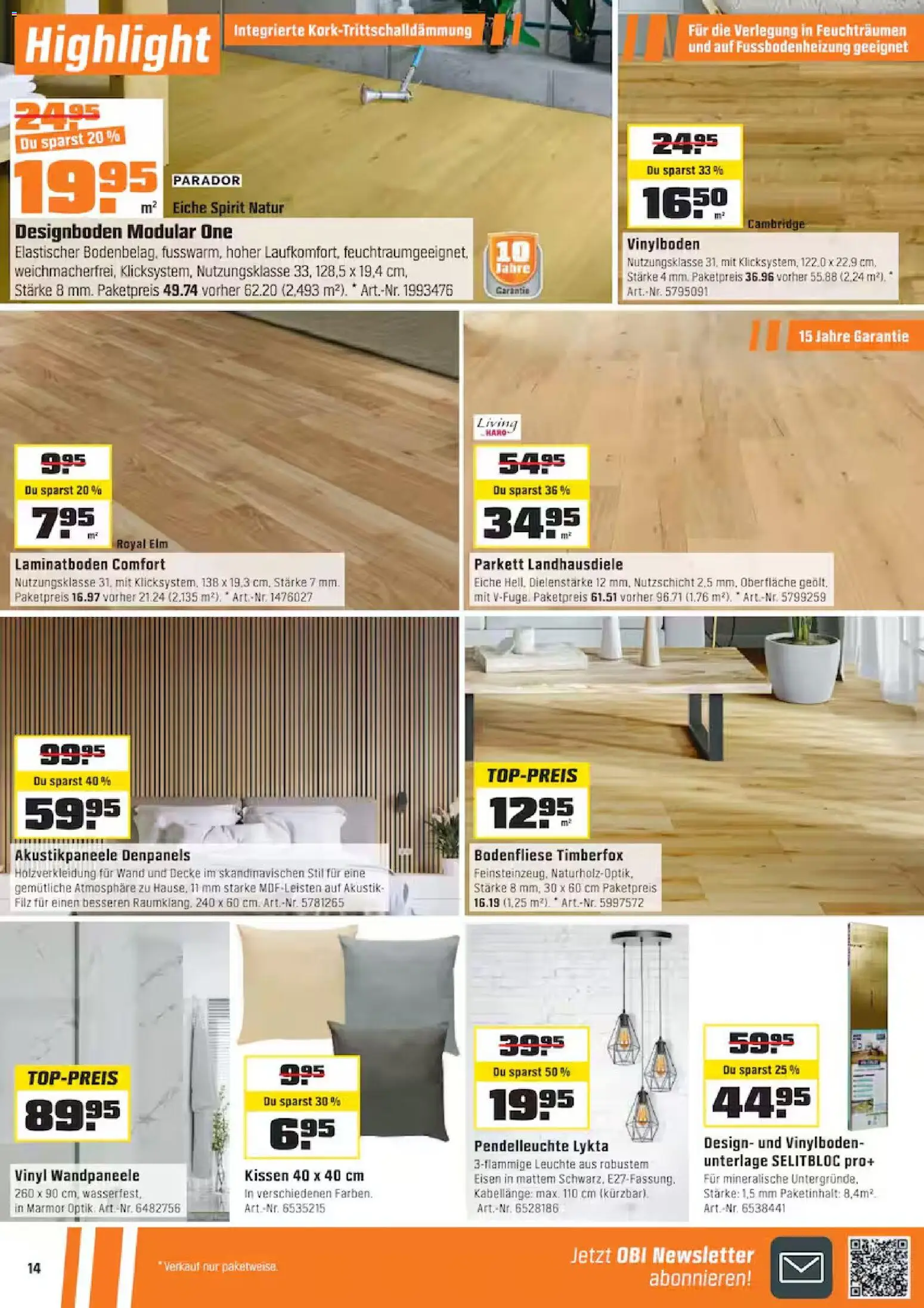 OBI aktionen - page 14- valid from 01.04.2026