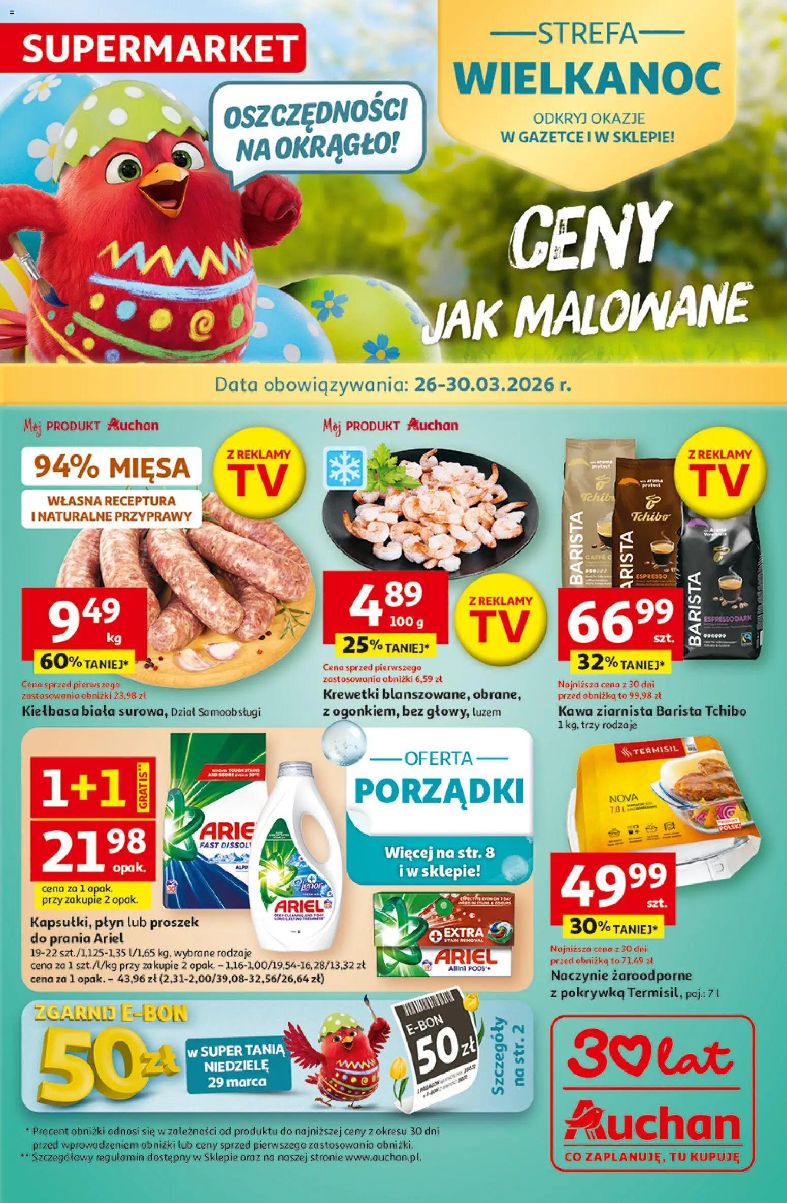 Auchan gazetka - strona 1- ważny od 26.03.2026