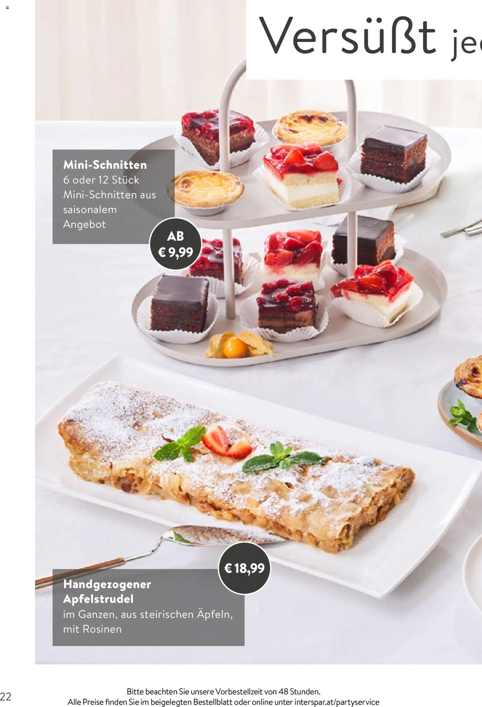 Interspar Party Service - page 22- valid from 26.01.2026