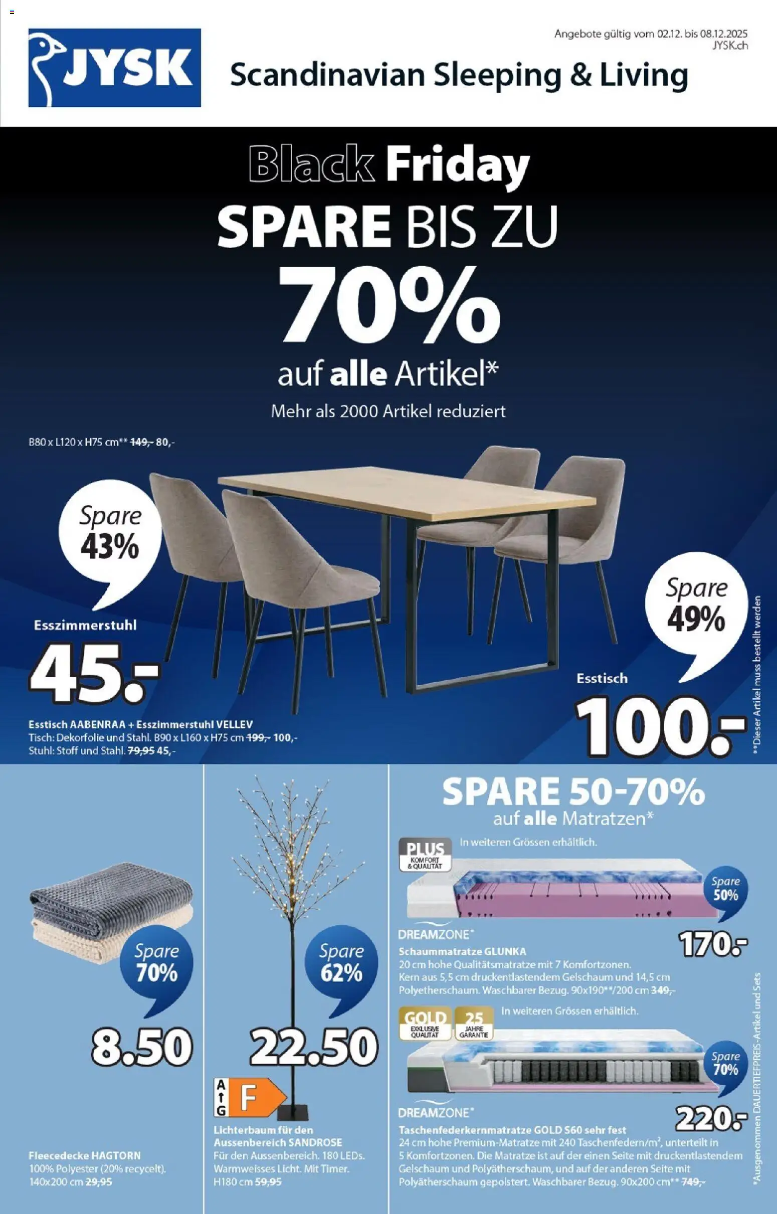 JYSK Aktionen - Seite 1- gültig ab 02.12.2025