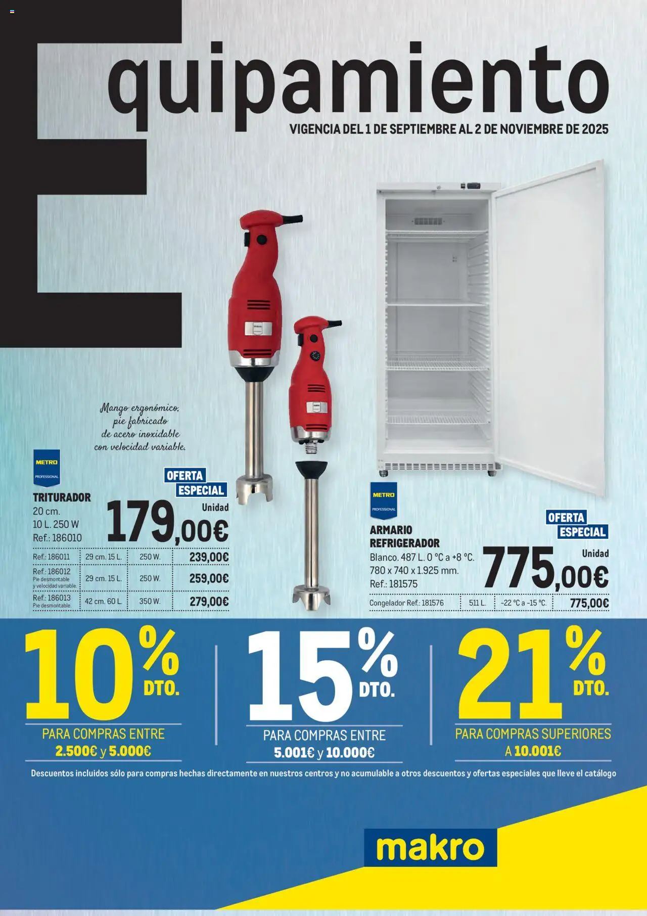 Makro - Especial Equipamiento Península - Página de 1 - Válido desde 01/09/2025
