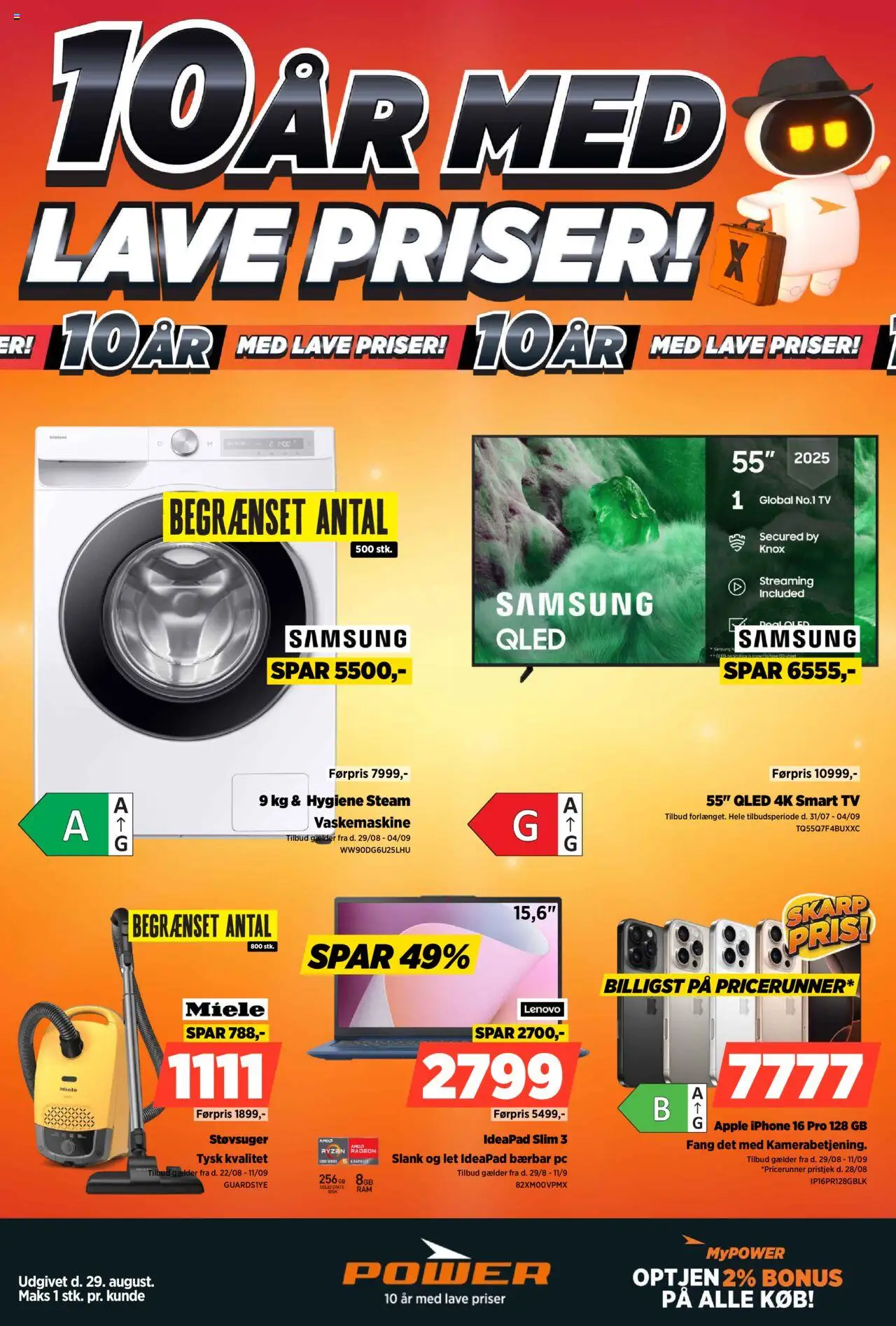 Power - Lave priser - side 1- gyldig fra 29/08/2025