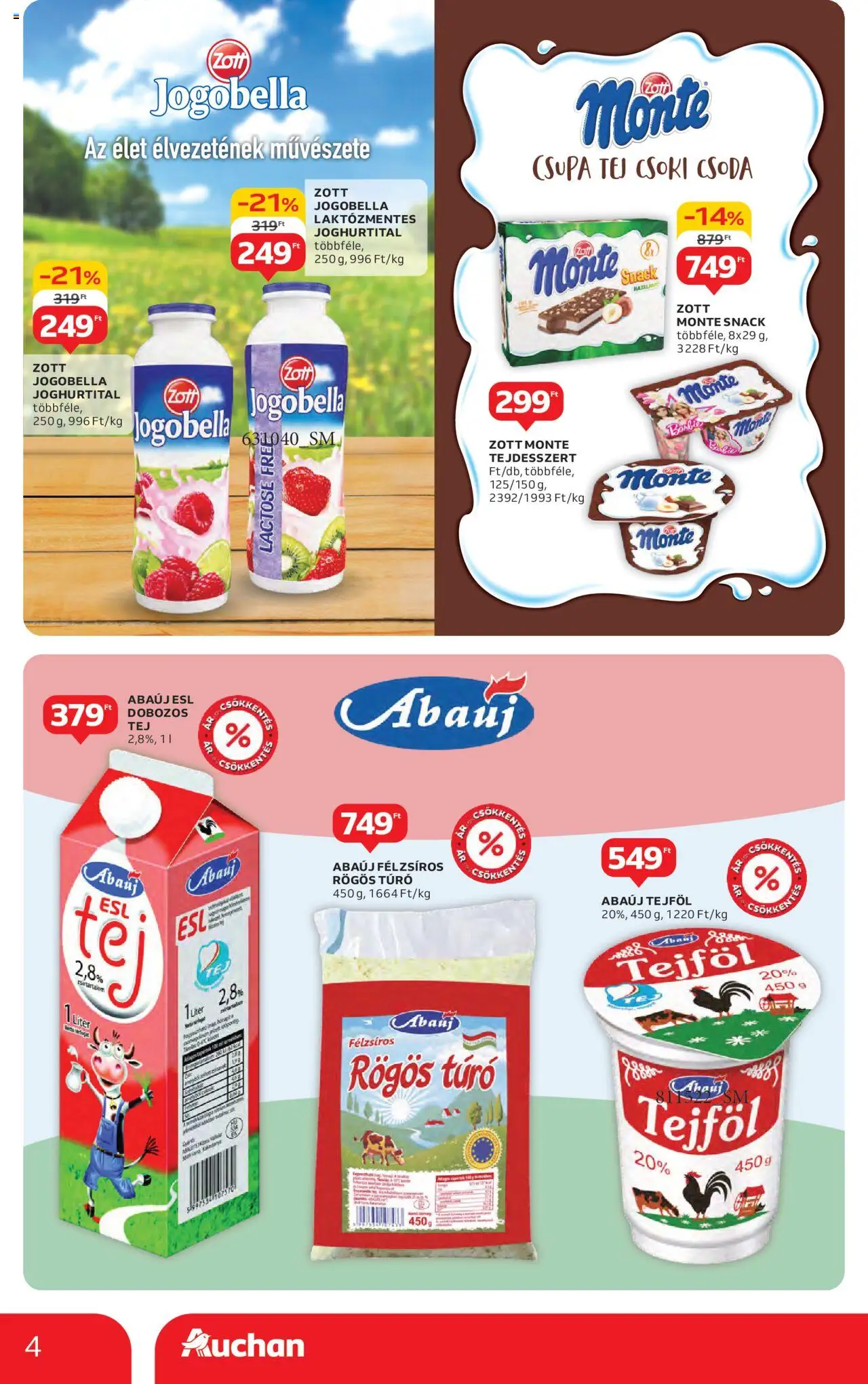 Auchan Hipermarket márkás akciók - 4oldal - érvényes 2025.07.17.-tól