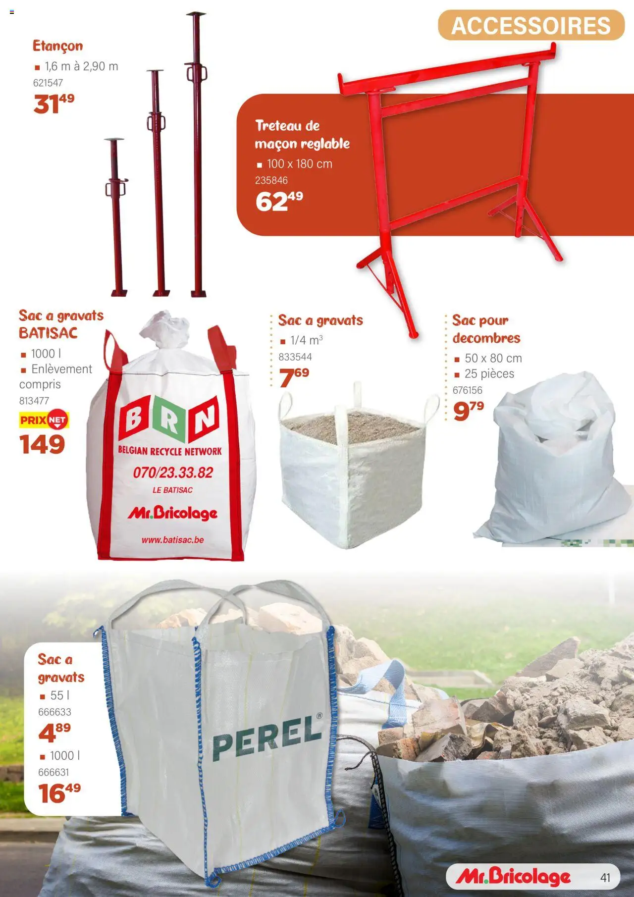 Mr Bricolage folder / publicité Grand Travaux - pagina 41- geldig vanaf 03/07/2025