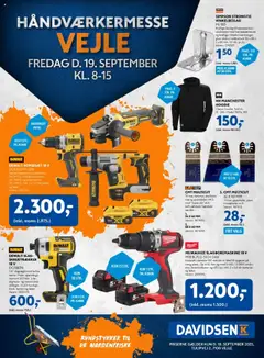 Forhåndsvisning Davidsen - Håndværkermesse Vejle gyldig fra 19/09/2025