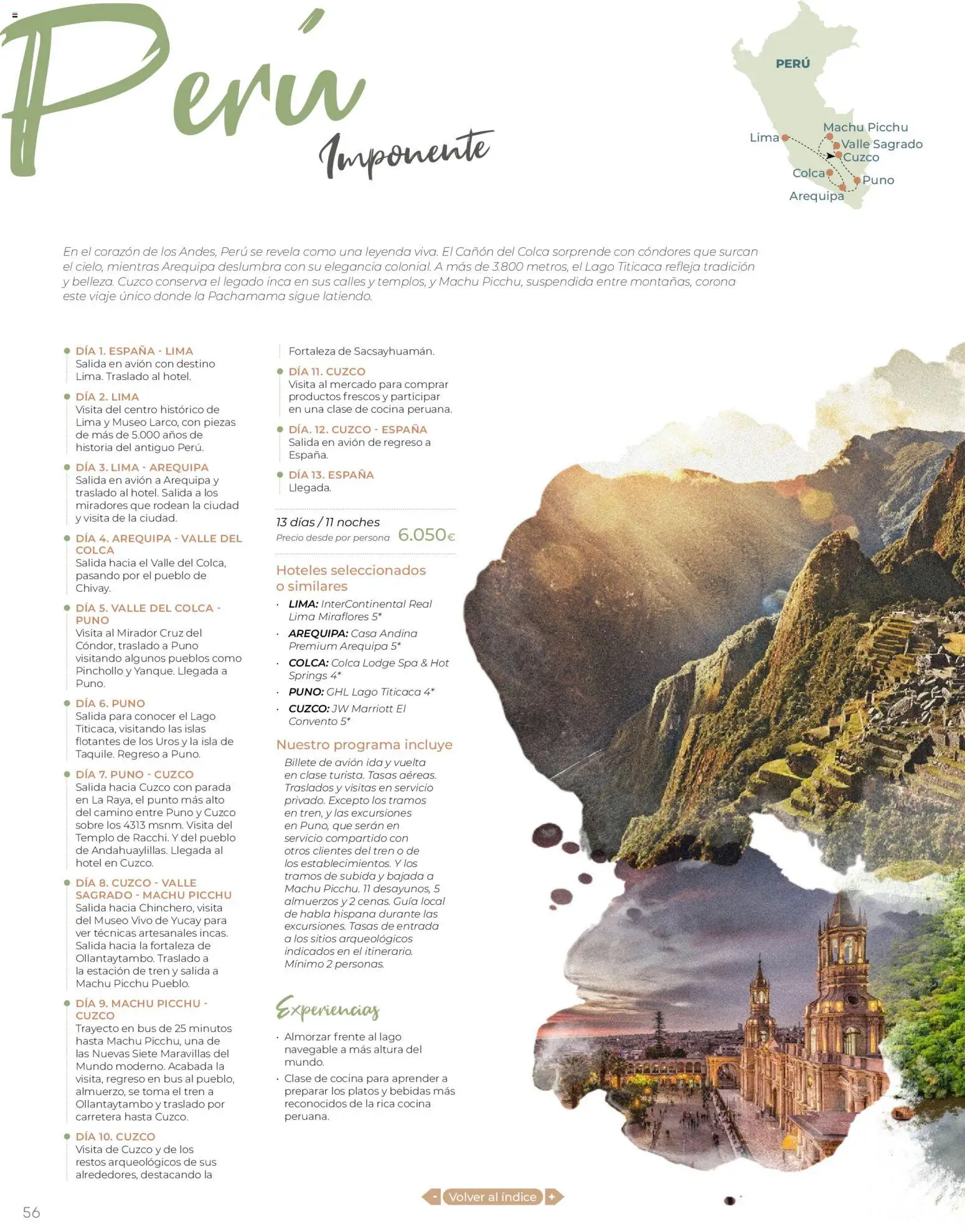 Viajes El Corte Inglés - Catálogo Tourmundial Premium - Página de 58 - Válido desde 01/01/2026