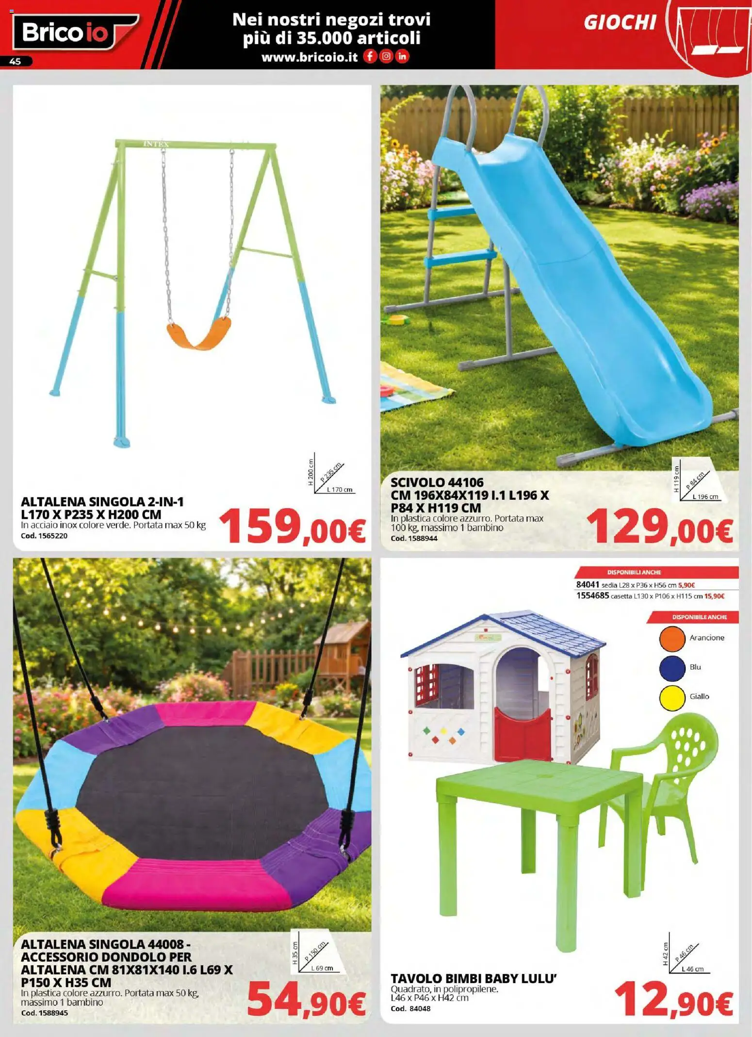 Brico io volantino - pagina 45 - valido dal 30/03/2026