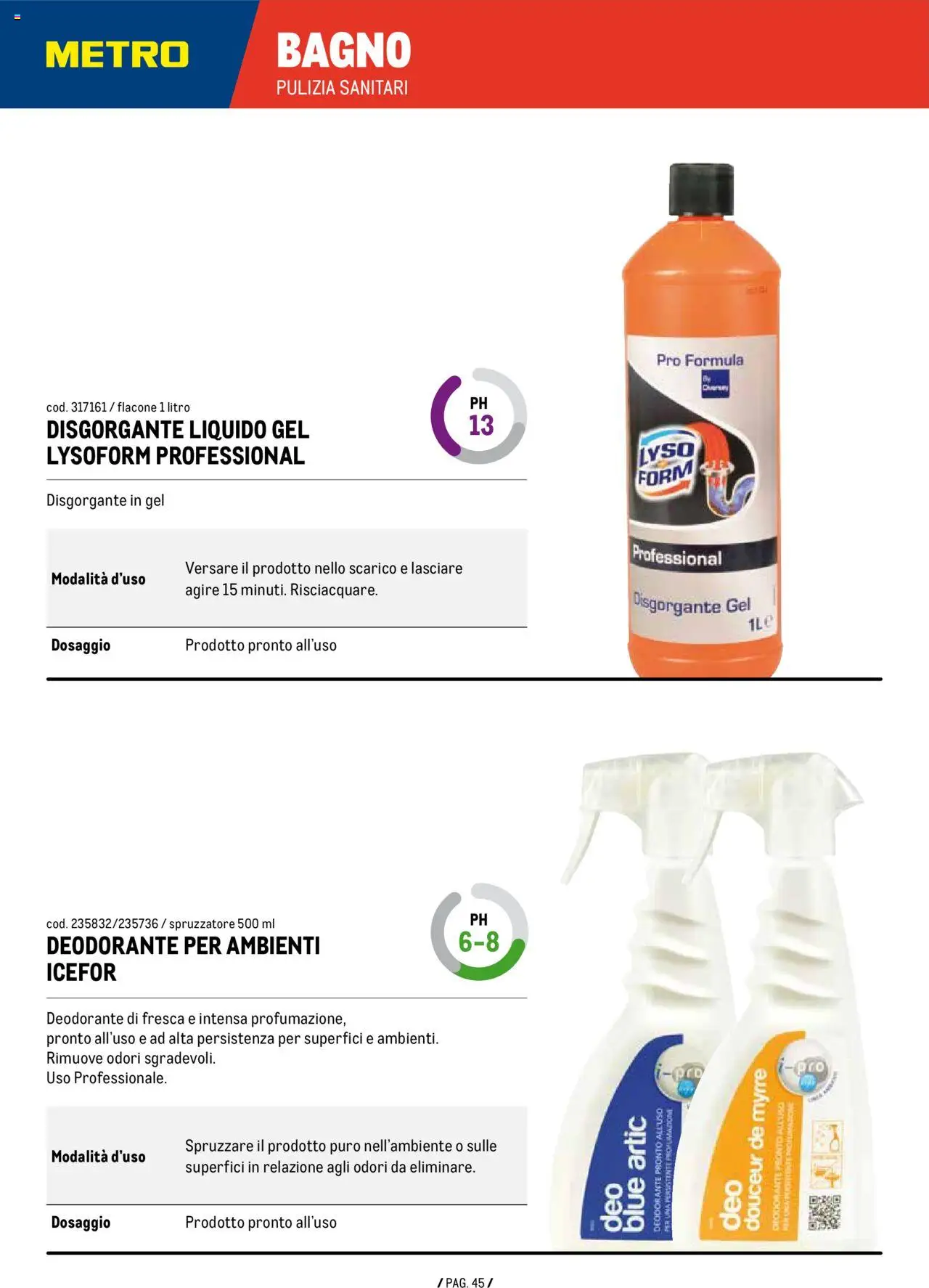 Metro Detergenza Professionale catalogo - pagina 45 - valido dal 11/09/2025
