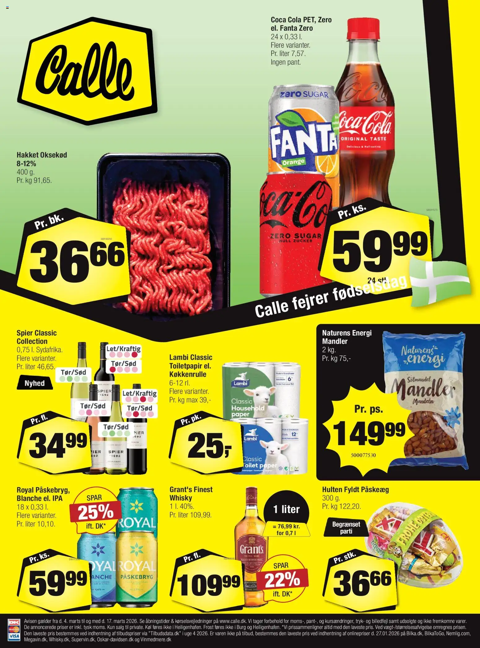 Calle - Tilbudsavis - side 1- gyldig fra 04/03/2026