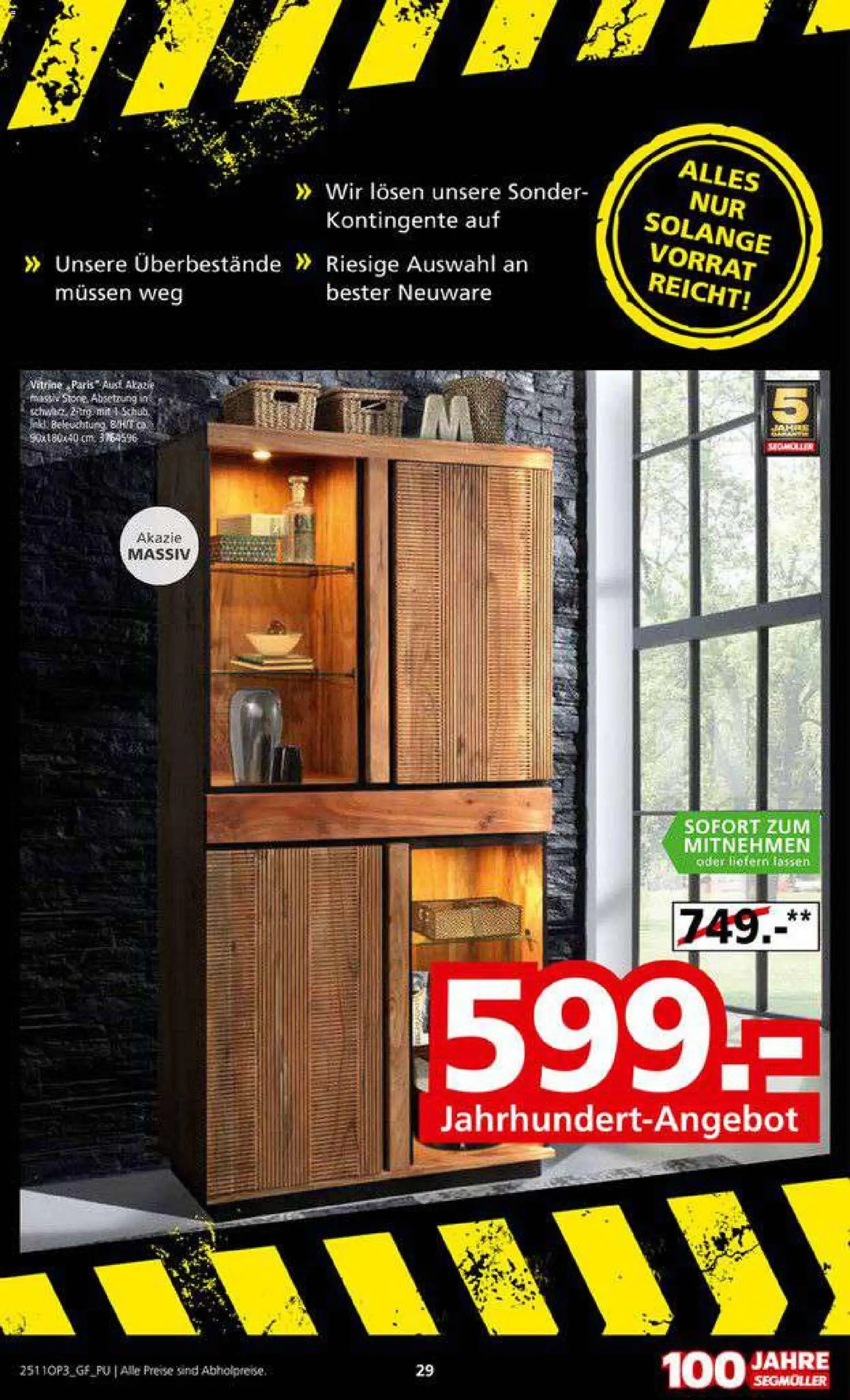 Segmüller Lagerausverkauf bei Segmüller - Seite 29 - gültig ab 22.11.2025