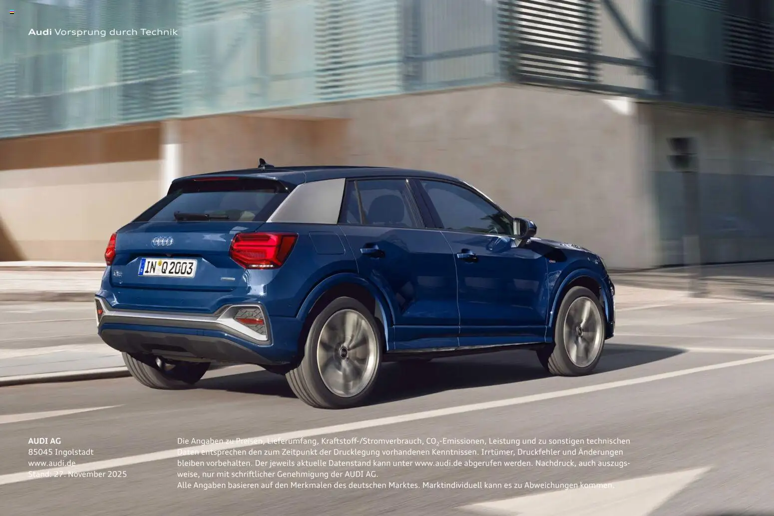 Audi Q2 / SQ2 - Seite 111 - gültig ab 05.06.2025