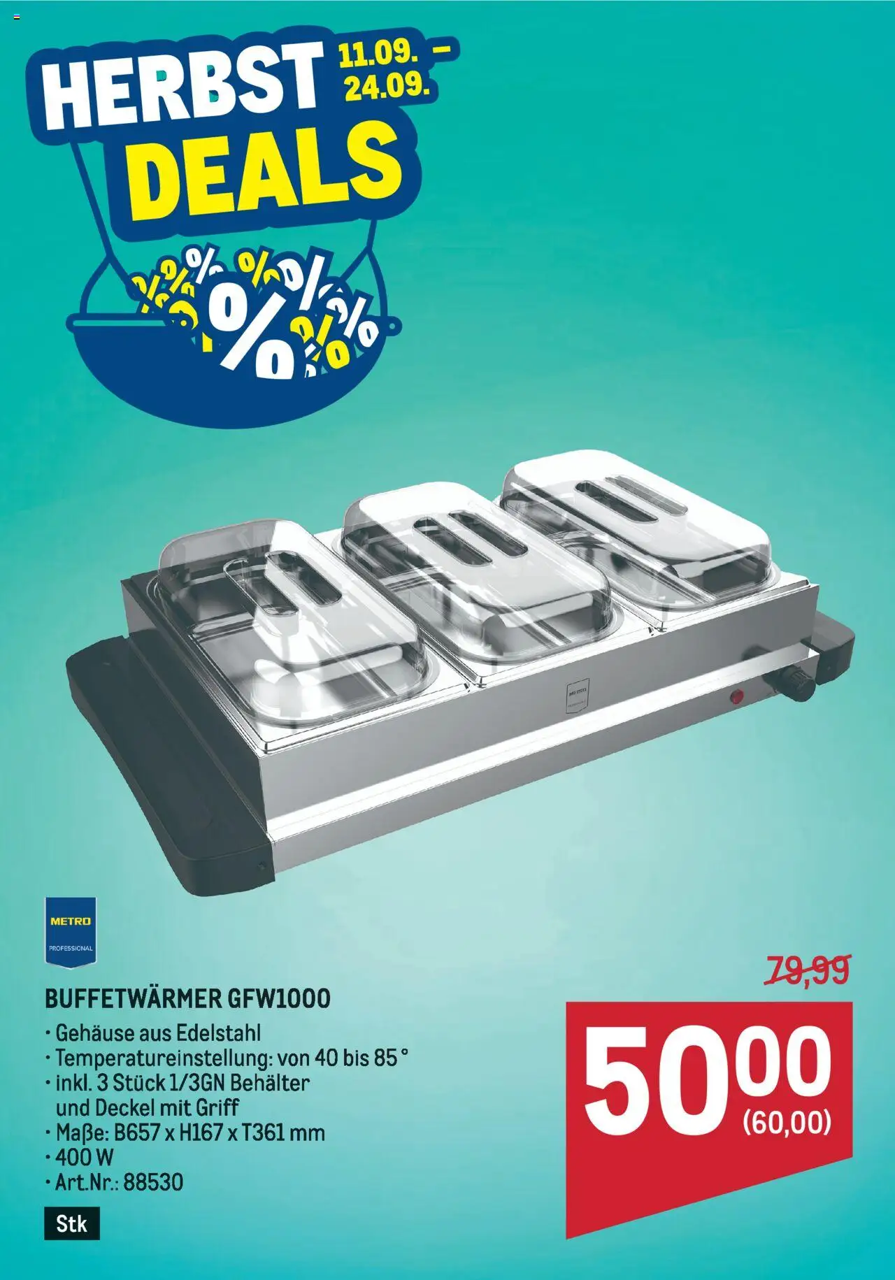 Metro  Herbst Deals - Seite 1- gültig ab 11.09.2025