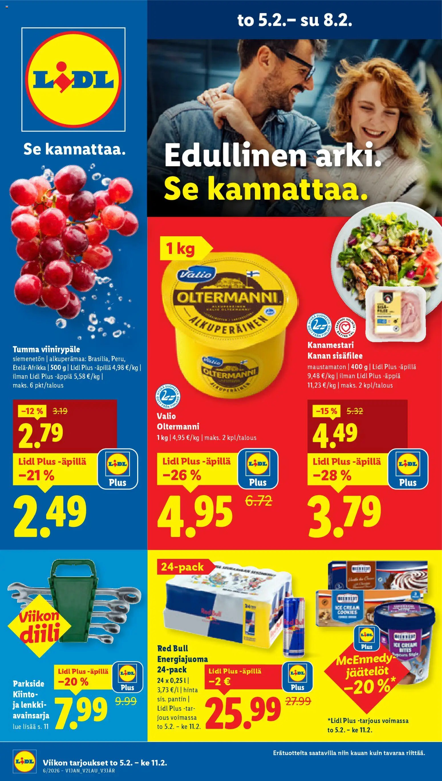 Lidl tarjoukset - sivu 1- voimassa alkaen 05/02/2026