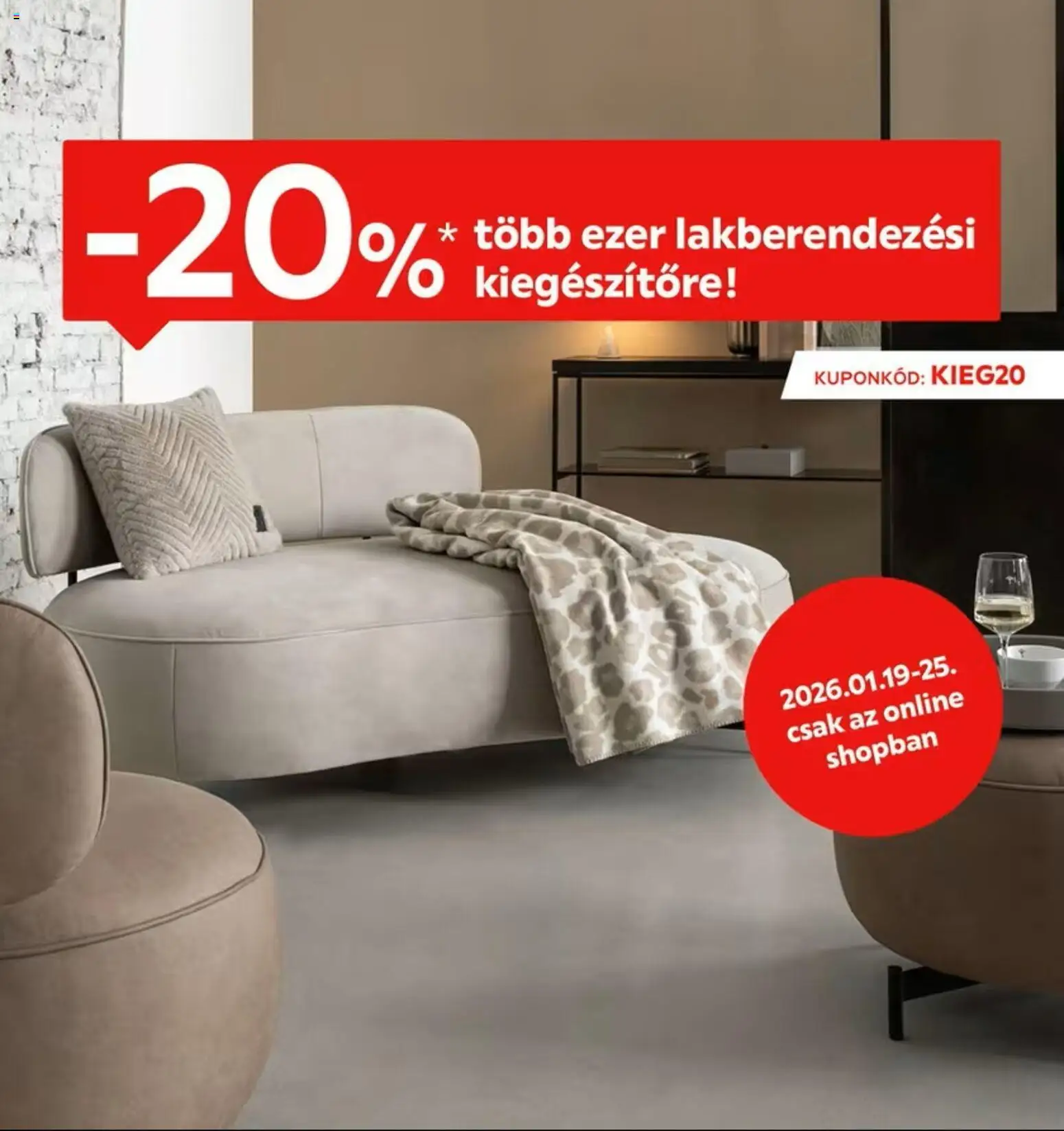 XXXLutz Akciós újság - 1oldal - érvényes 2026.01.19.-tól