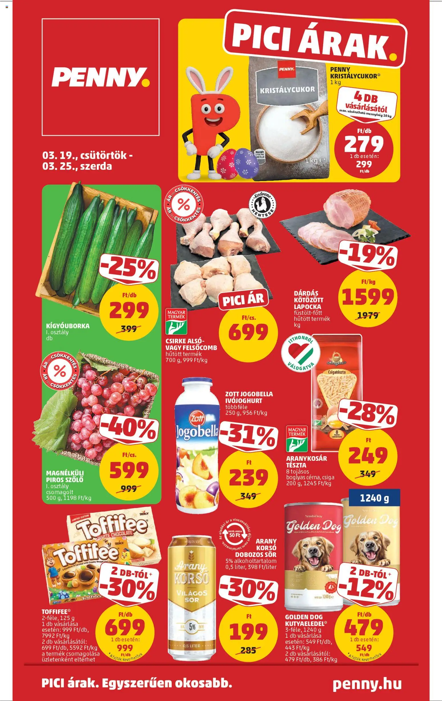 PENNY akciós újság - 1oldal - érvényes 2026.03.19.-tól
