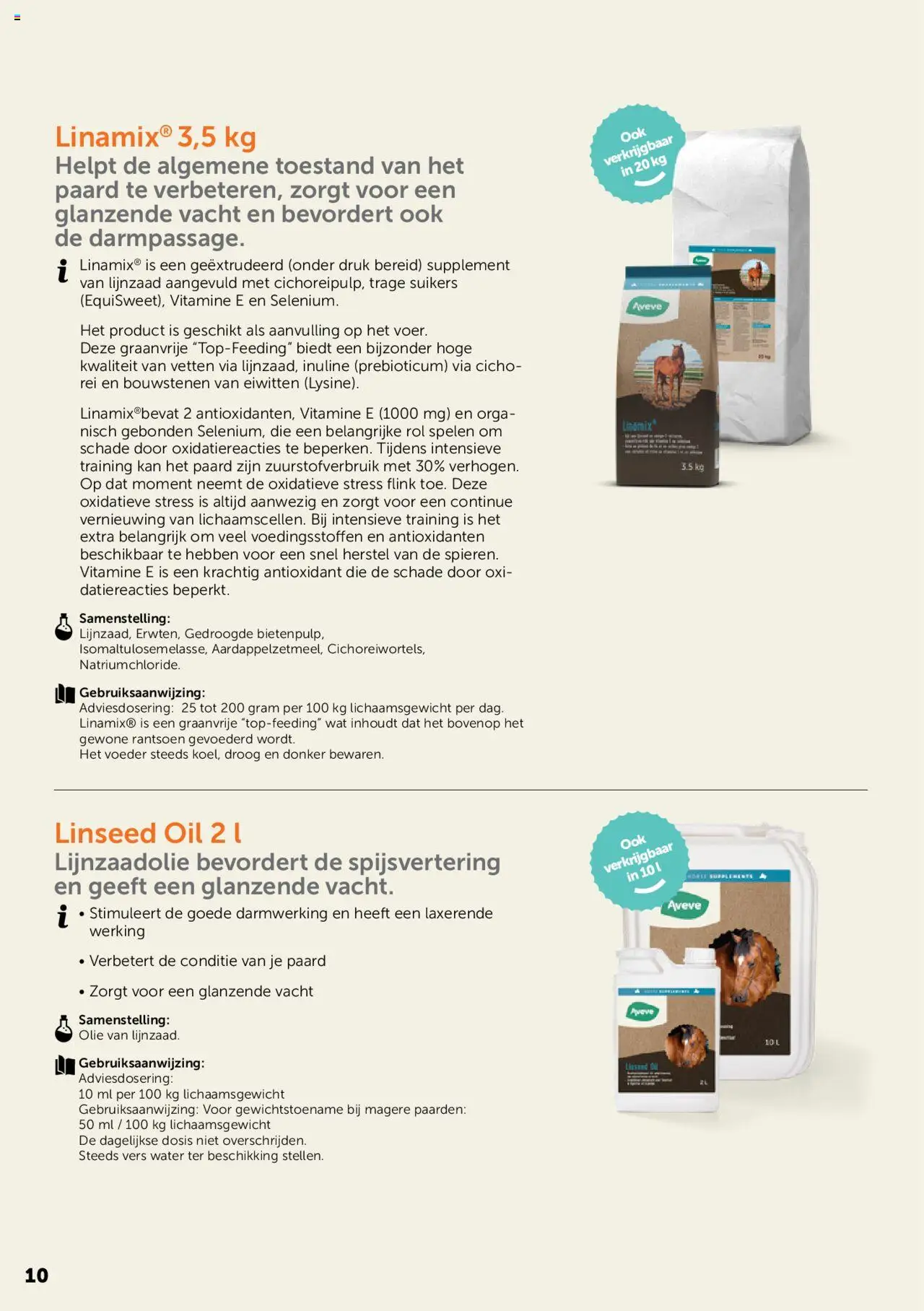 Aveve Paardensupplementen - page 10- valid from 01/06/2023