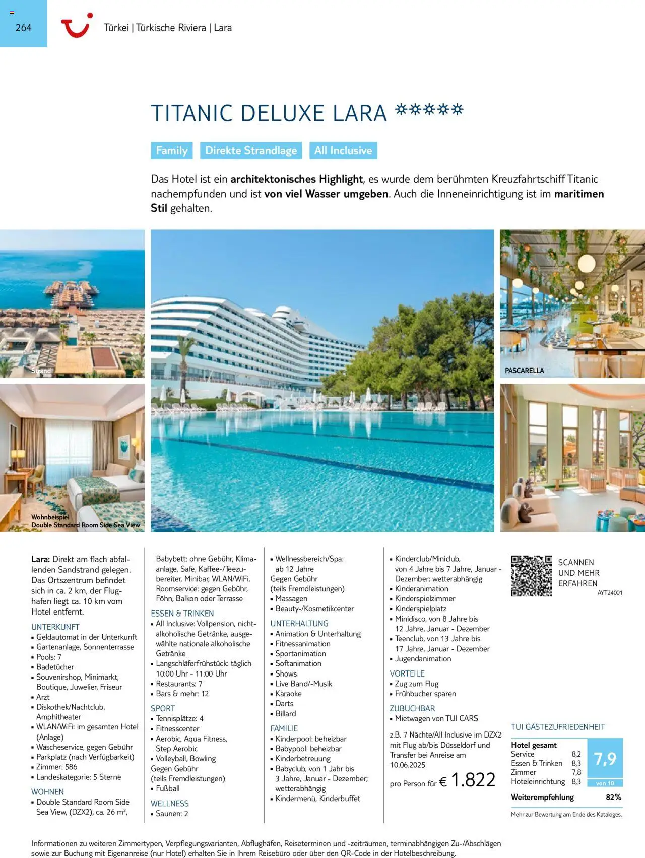 TUI  Südeuropa & Nordafrika 2025/26 - Seite 264 - gültig ab 01.01.2025