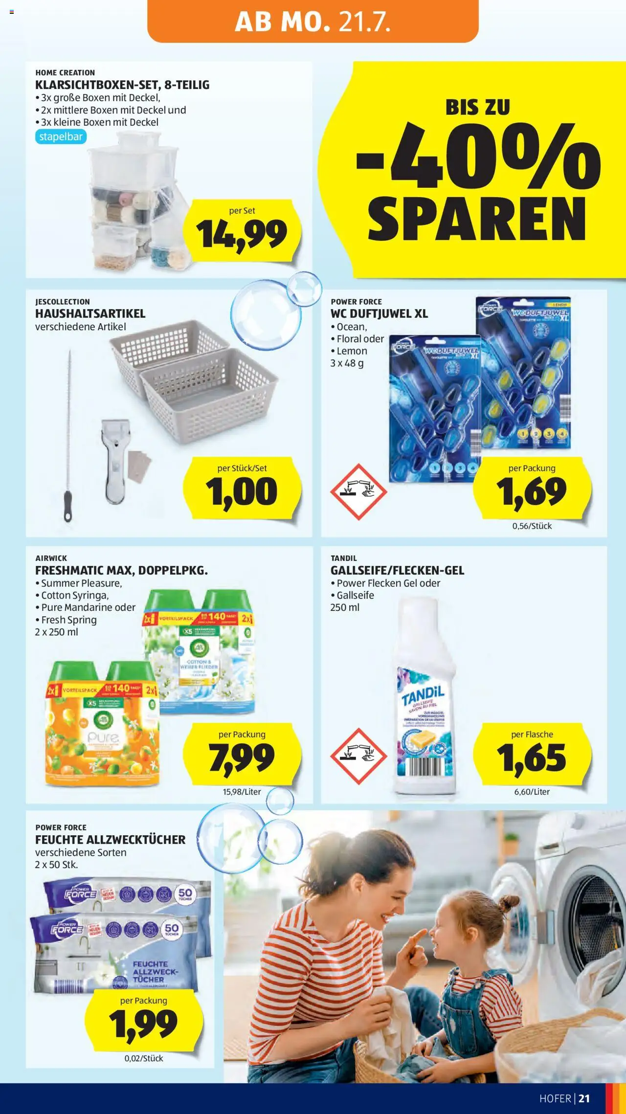 Hofer Flugblatt - Seite 25- gültig ab 18.07.2025