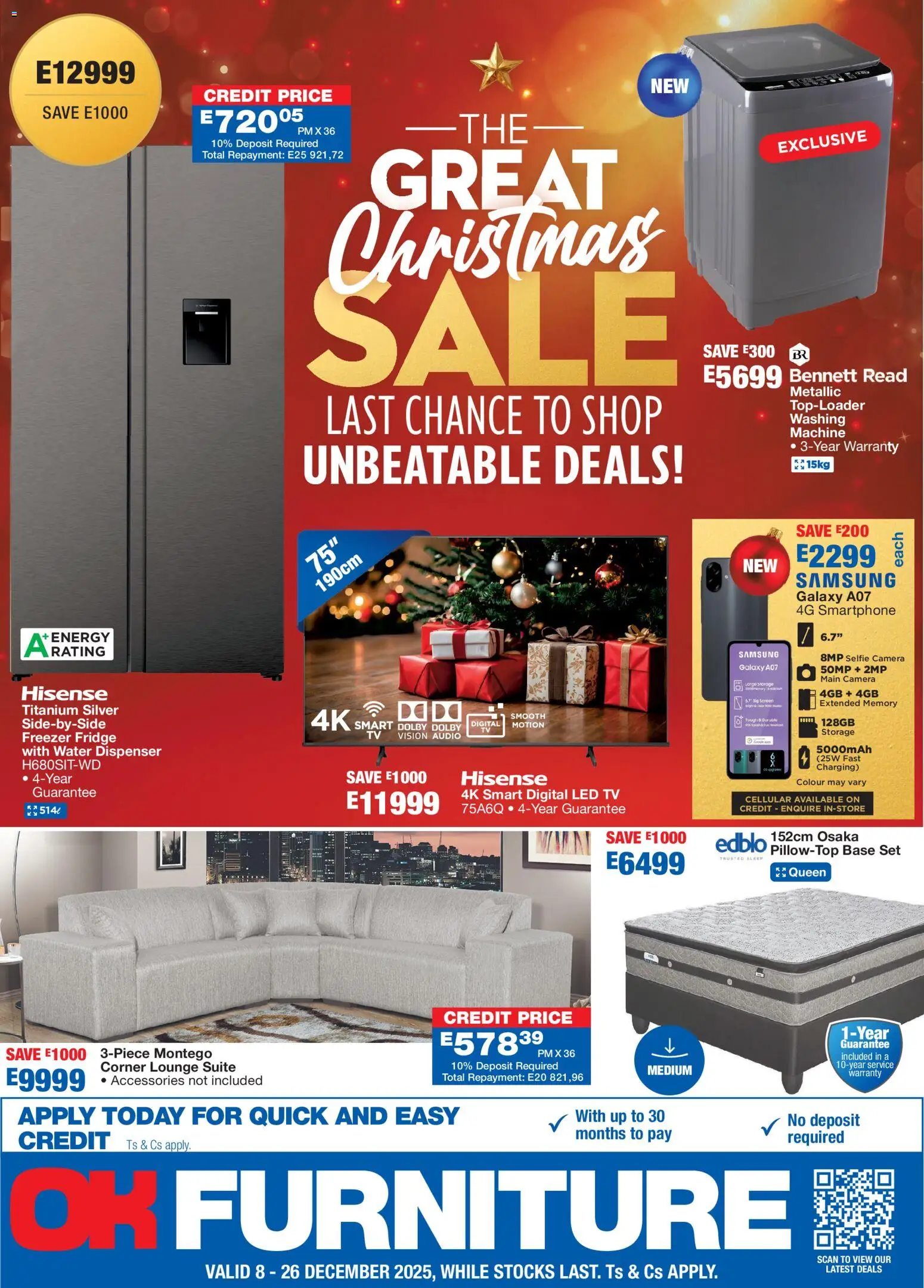 OK Furniture - Eswatini  Specials - page 1- valid from 08/12/2025