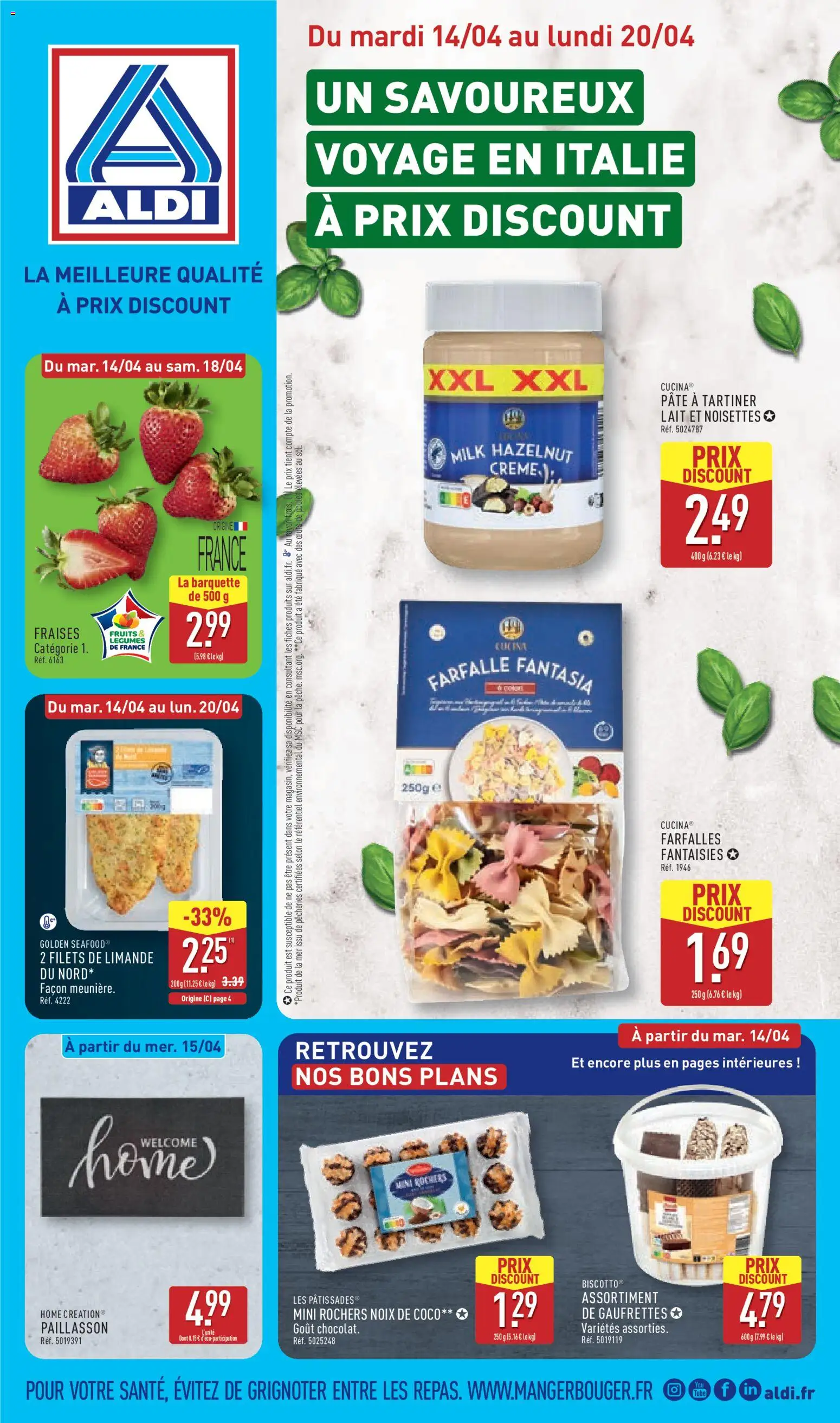 Aldi catalogue - page 1 - valable à partir du 14/04/2026