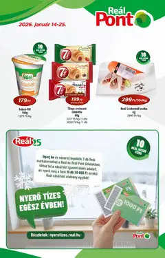 Előnézet Reál - Akciós újság Pont érvényes 2026.01.14.-tól