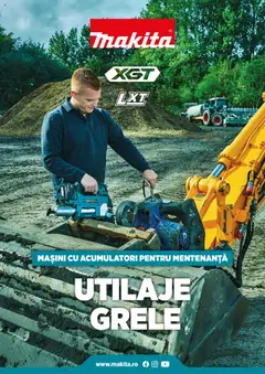 Makita catalog - Broșură Mașini cu acumulatori pentru mentenanță utilaje grele valabil de la 01.09.2023