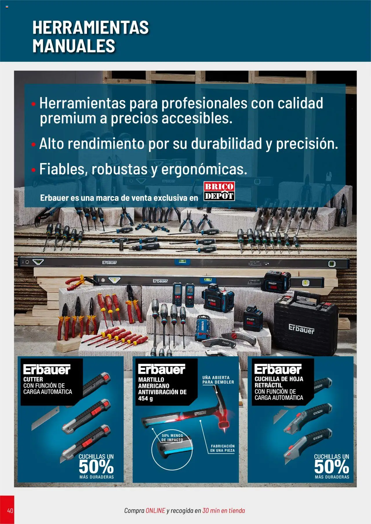 Brico Depôt folleto - Página de 40 - Válido desde 01/04/2025
