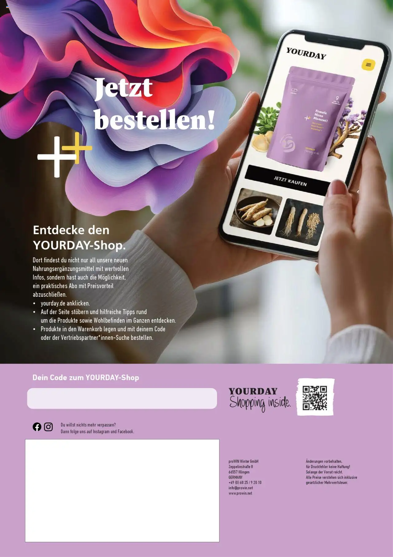 Katalog ProWin Yourday - Seite 12 - gültig ab 09.09.2025