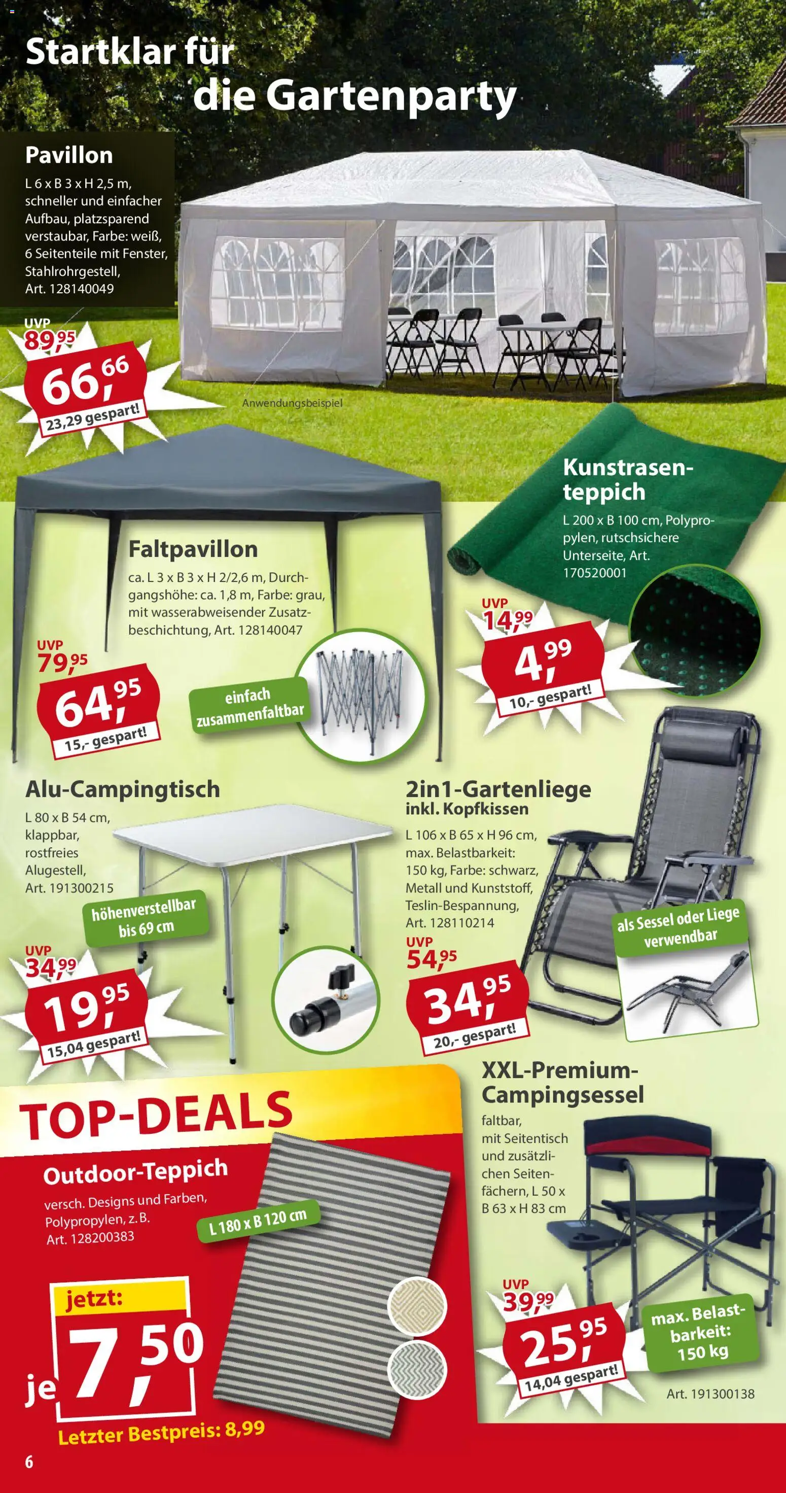 Sonderpreis Baumarkt Prospekt 	 - Seite 6 - gültig ab 25.04.2026