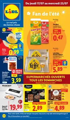 Aperçu LIDL catalogue semaine 28 valable à partir du 17/07/2025
