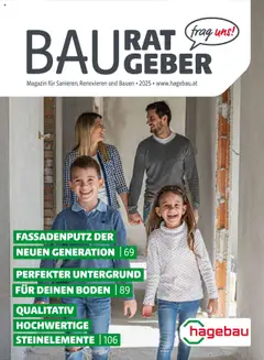 Vorschau Hagebau Katalog Baurategeber gültig ab 07.04.2025