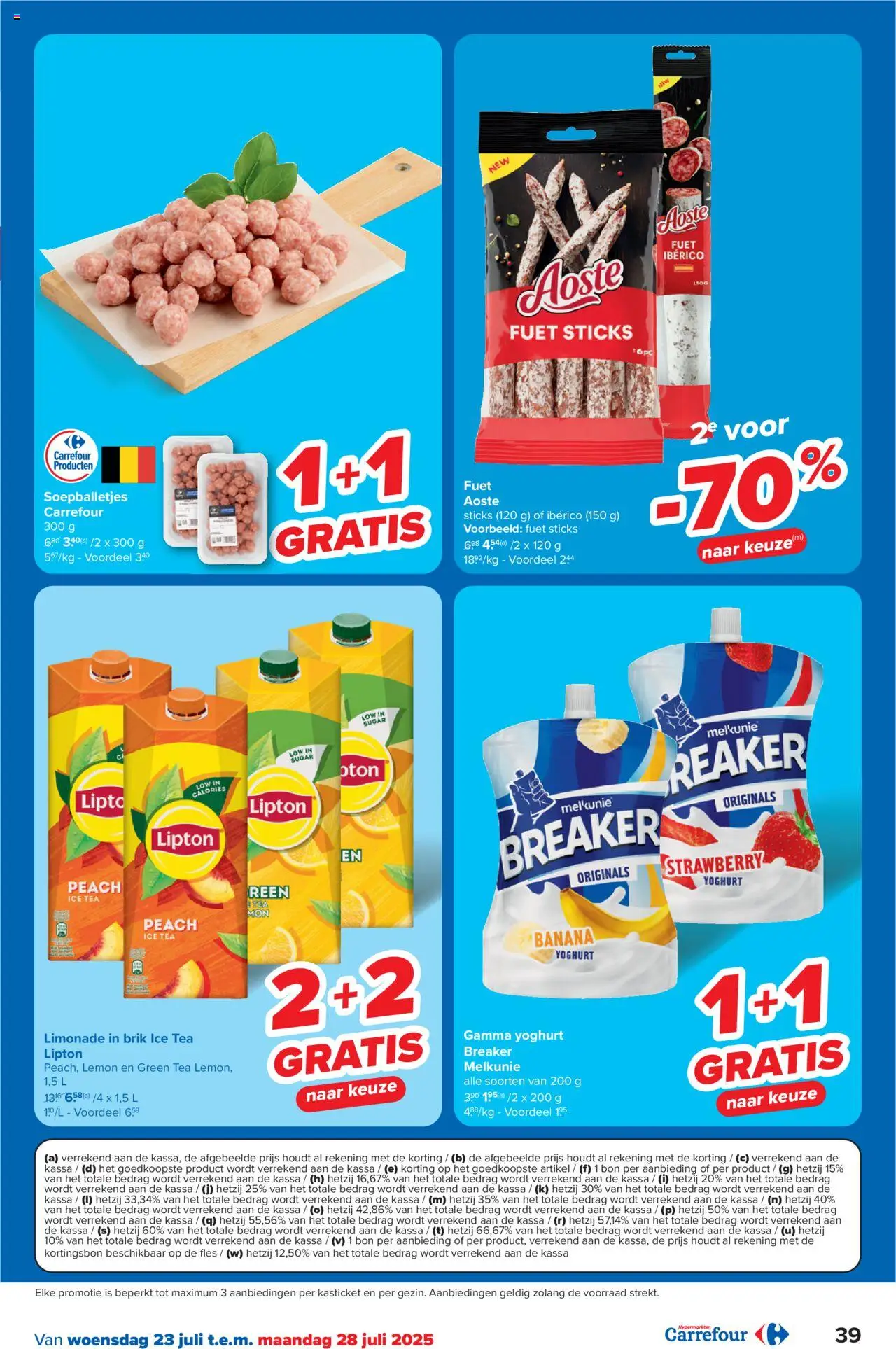 Carrefour folder week 30 - pagina 39- geldig vanaf 23/07/2025