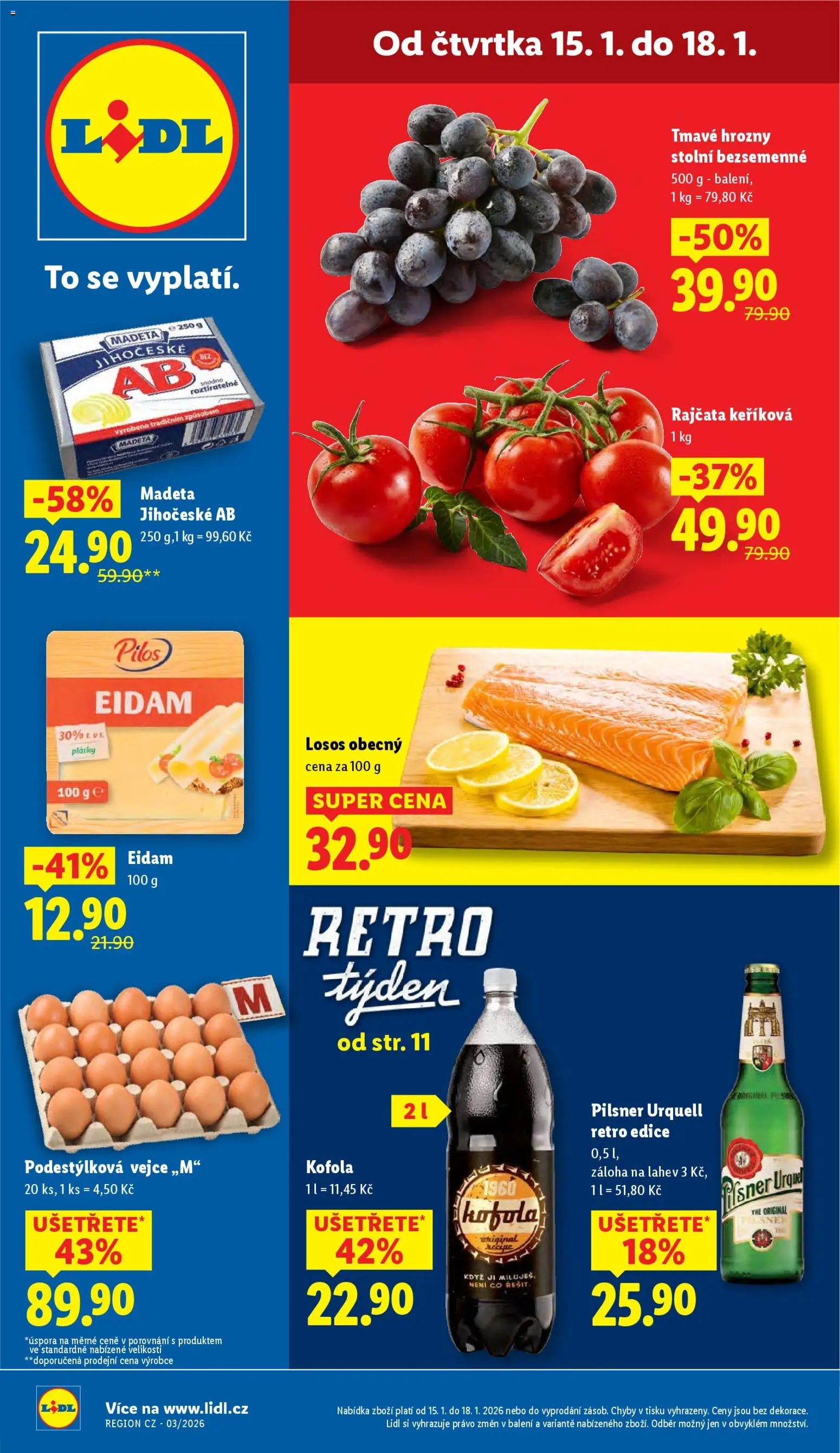 Lidl leták - strana 1- platný od 15.01.2026