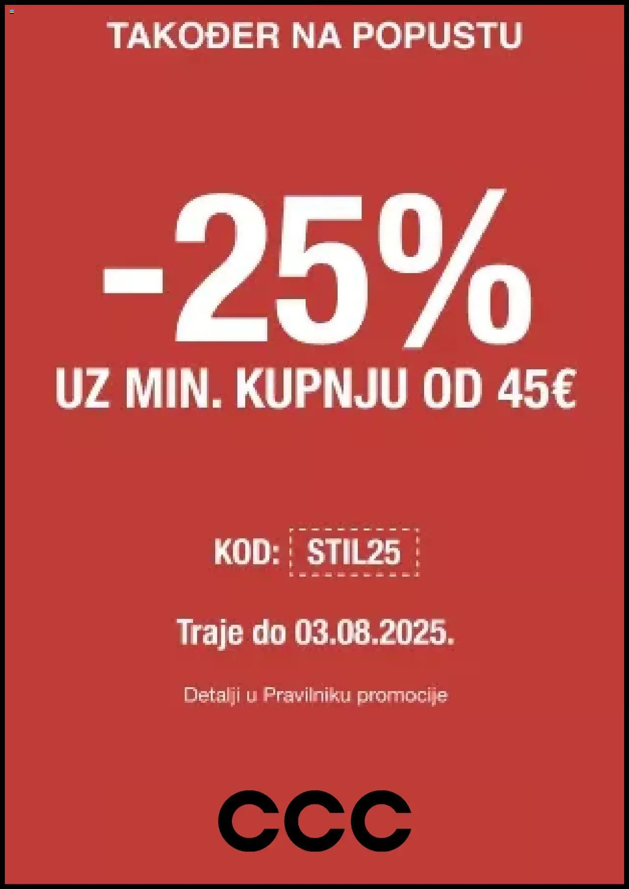 Katalog CCC - stranica 1- važeći od 30.07.2025