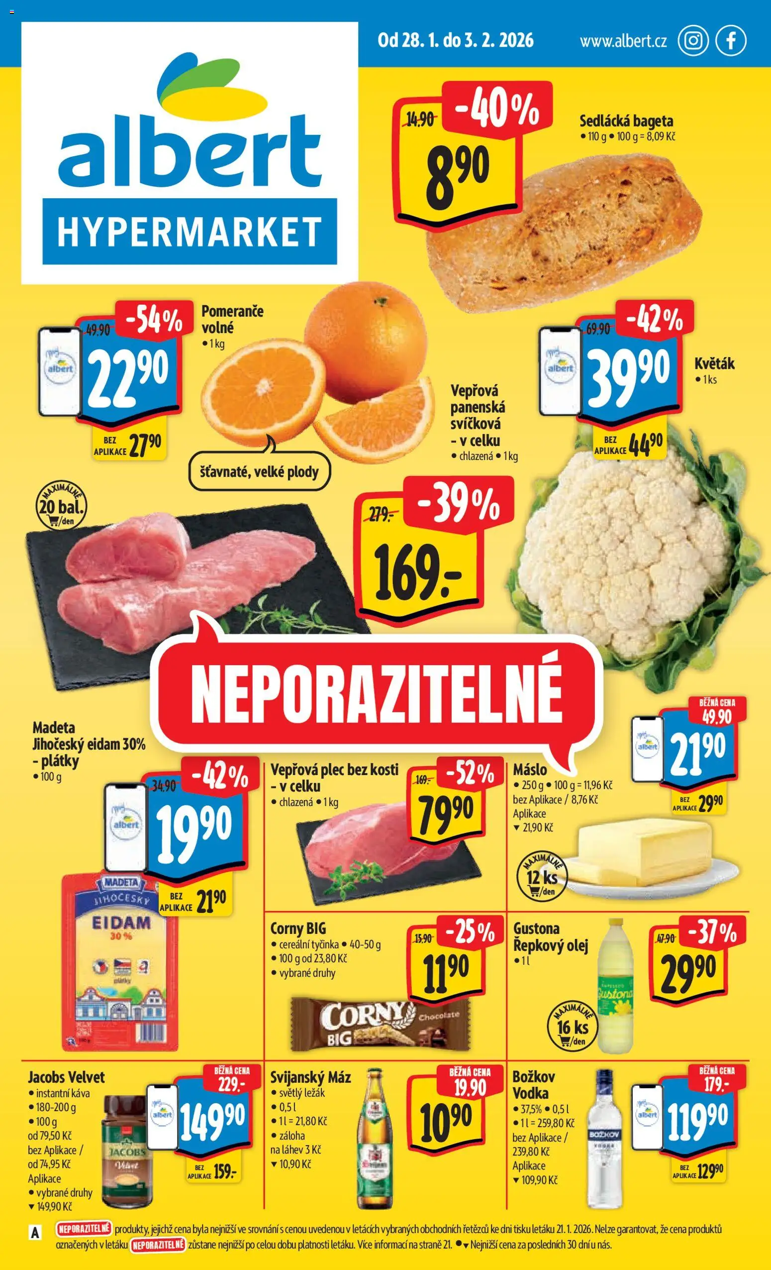 Albert leták - Hypermarket - strana 1- platný od 28.01.2026