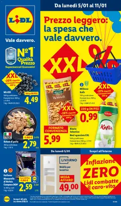 Anteprima Volantino Lidl	 valida dal 05/01/2026