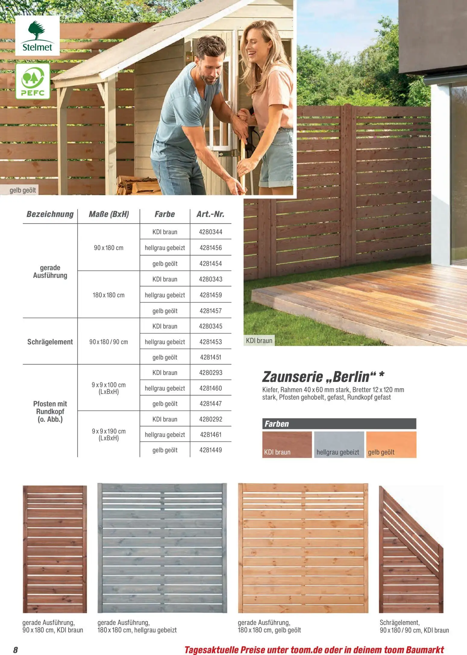 Toom Baumarkt Zäune & Sichtschutz 2026 - Seite 8 - gültig ab 20.02.2026