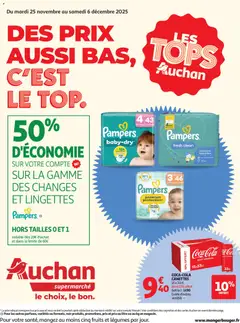 Aperçu Auchan - Des prix aussi bas, c'est le Top dans votre super valable à partir du 25/11/2025