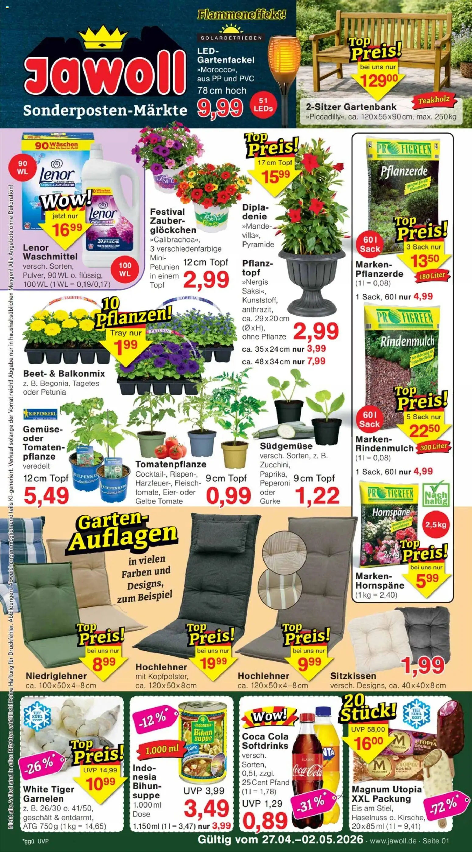 Jawoll Prospekt - Seite 1 - gültig ab 27.04.2026