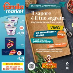 Anteprima Famila Market catalogo valida dal 21/08/2025