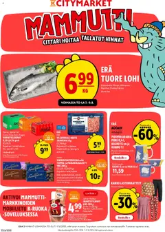 Esikatselu K-Citymarket tarjoukset voimassa alkaen 07/08/2025