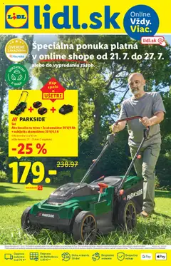Lidl leták platný od 21.07.2025