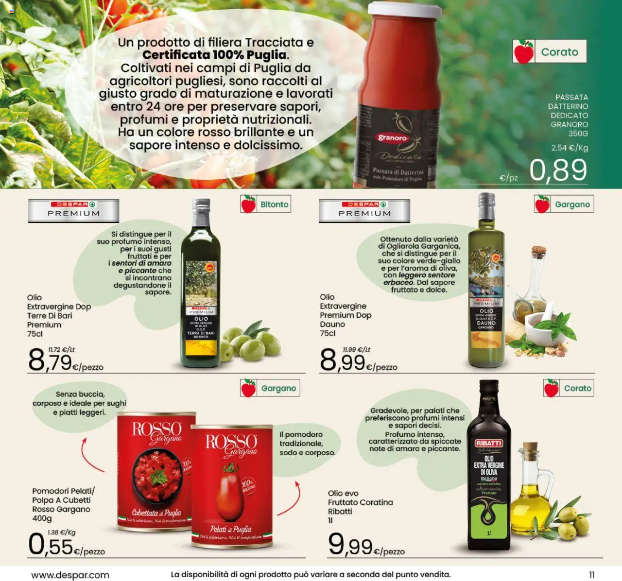 Eurospar Sapori catalogo - pagina 11 - valido dal 15/07/2025