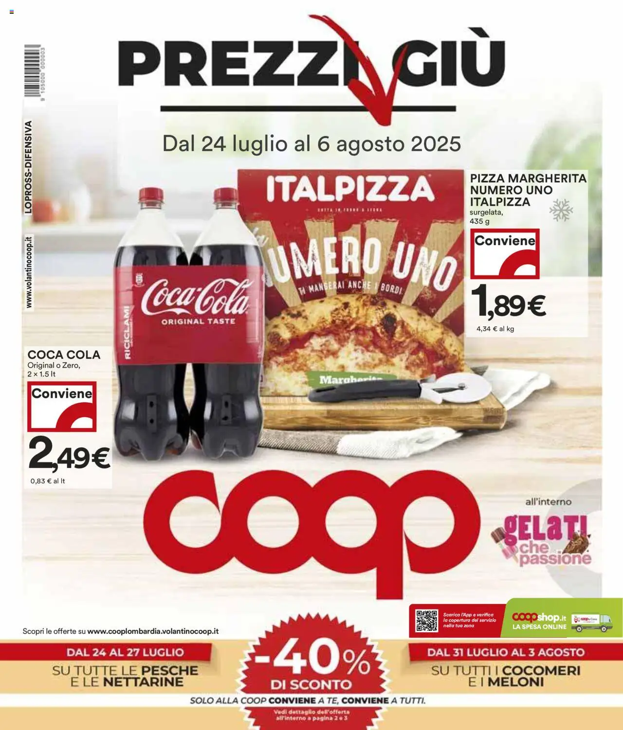Volantino COOP	 - pagina 1 - valido dal 24/07/2025