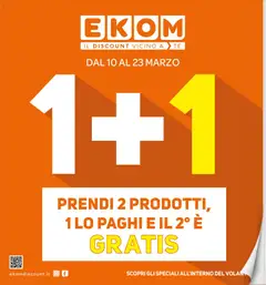 Anteprima Ekom volantino valida dal 10/03/2026