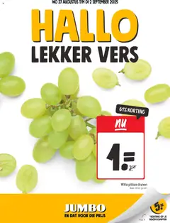 Jumbo - Folder week 35 geldig vanaf 27-08-2025